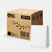 EcoEdge (32x22x32 cm) Large Recyclable White Plain Paper Bag (Pack of 250) | 100% Natural