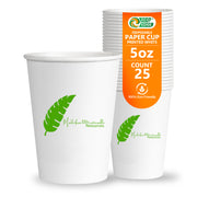 EcoEdge 5 Oz Disposable Heavy-Duty Party Paper Cups | 100% Natural