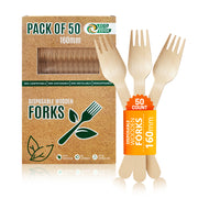 Eco Edge Wooden Heavy-Duty Fork | Natural, Sustainable & Plant-Based