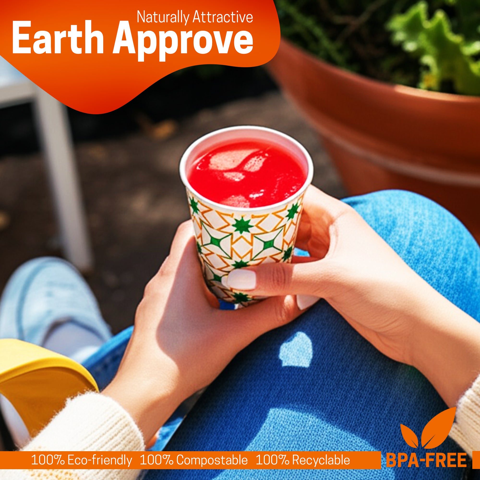 EcoEdge 6 Oz Heavy-Duty Paper Cups | Compostable, BPA-Free & Durable