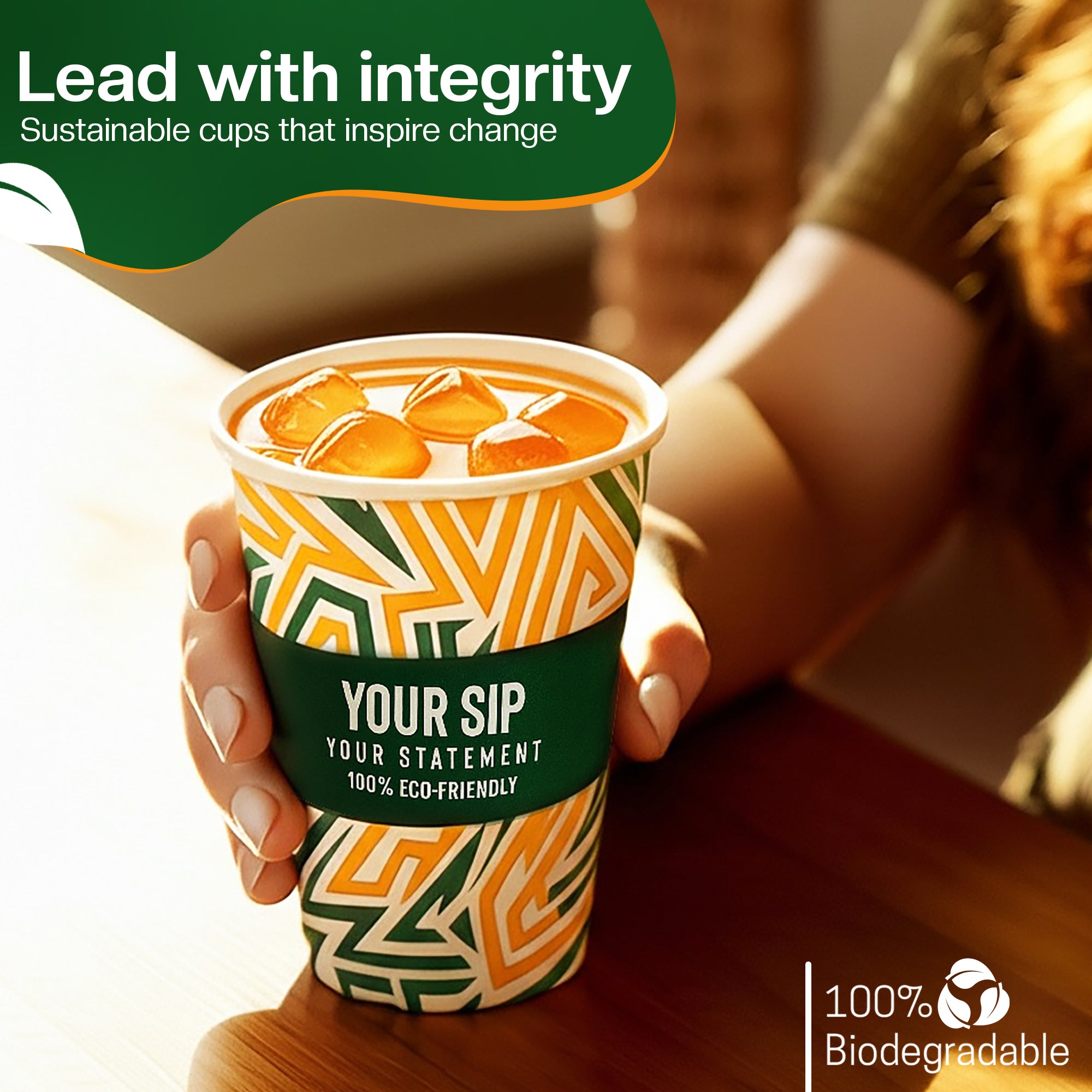 EcoEdge 12 Oz Biodegradable Heavy-Duty Party Paper Cups (Pack of 1000) | 100% Sustainable