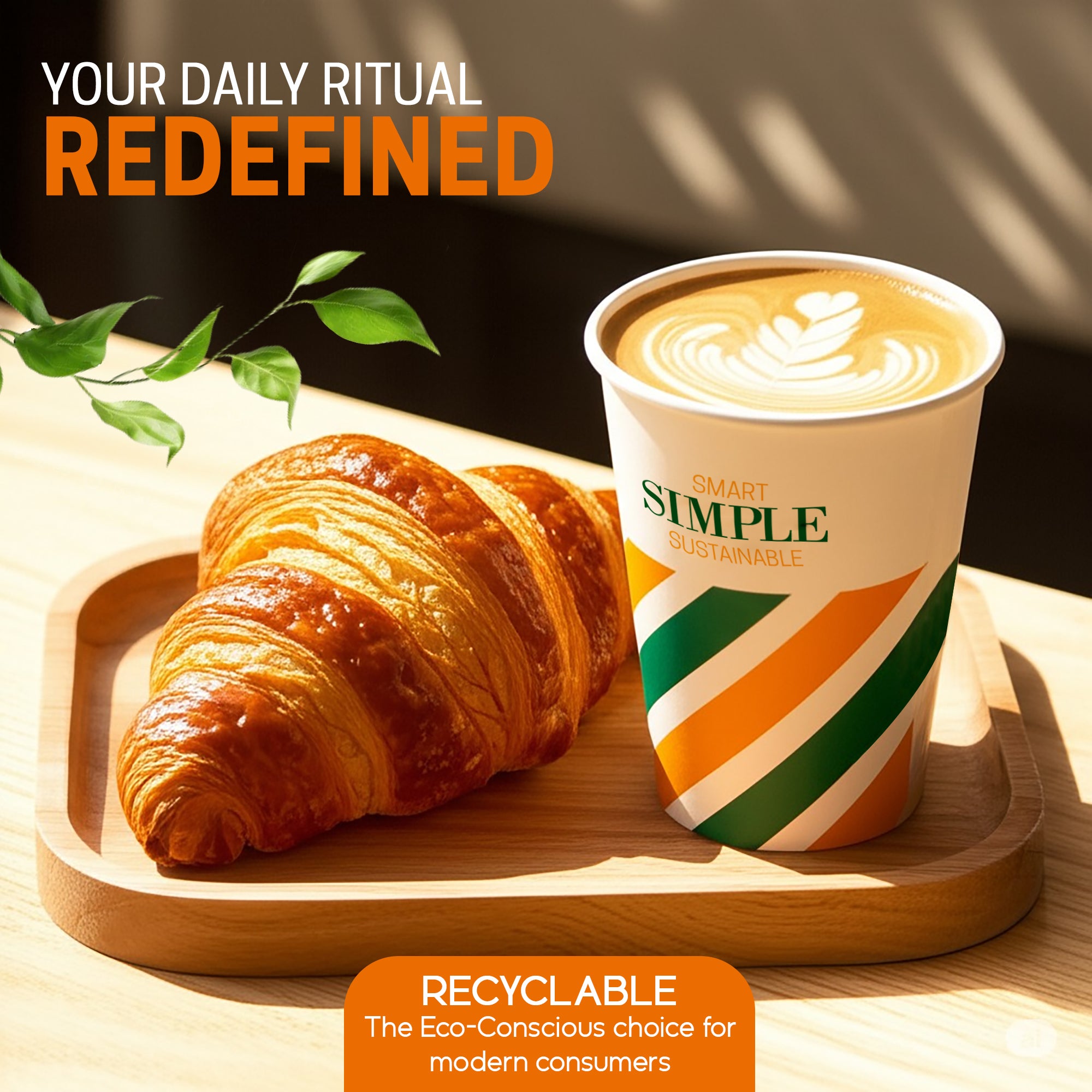 EcoEdge 10 Oz Disposable Paper Cups | Leakproof, BPA-Free & Sustainable (Pack of 1000)